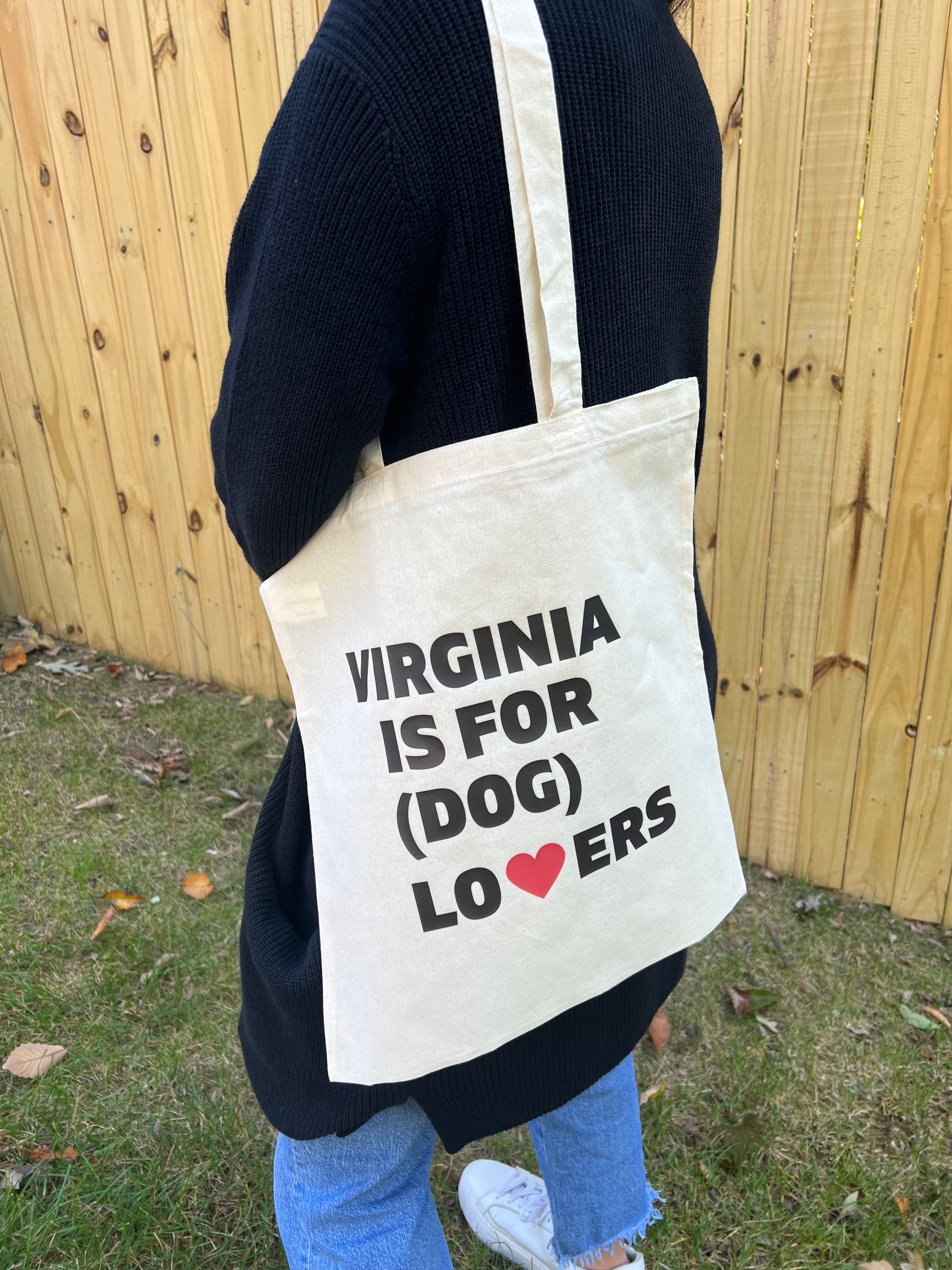 Dog lover 2024 tote bag